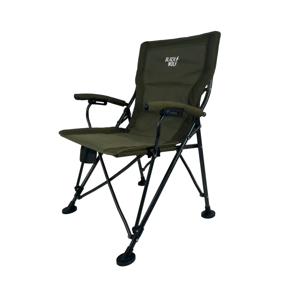 Camping Chair 4 Fold Moss BlackWolf