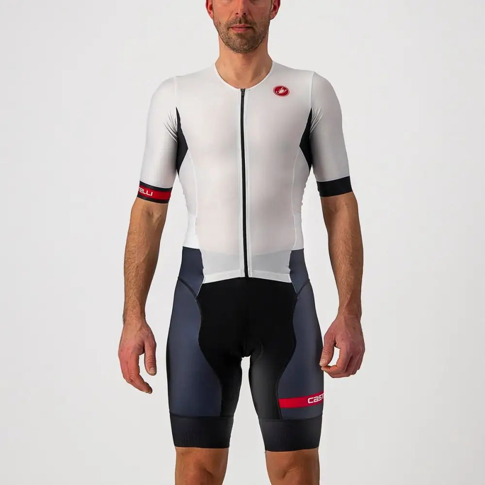 Castelli Free Sanremo 2 Suit Short Sleeve Men’s - Castelli TRI Suit Free Sanremo 2 Suit Short Sleeve Cobalt