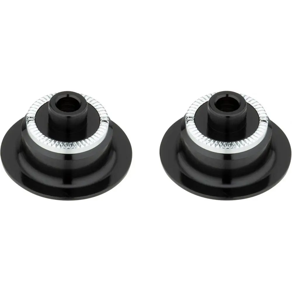 Crankbrothers End Caps for TwinPair Wheels - Crankbrothers Axle Endcaps Front 15 x 100 QR Iodine Opium Sage 2nd & 3rd