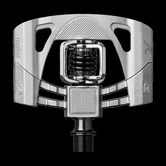 Crankbrothers Mallet 2 Pedals - Crankbrothers Pedal Mallet 2 Raw & Silver