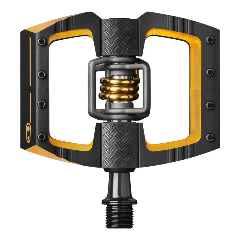 Crankbrothers Mallet DH 11 Pedals - Crankbrothers Pedal Mallet DH 11 Black/Gold Spring