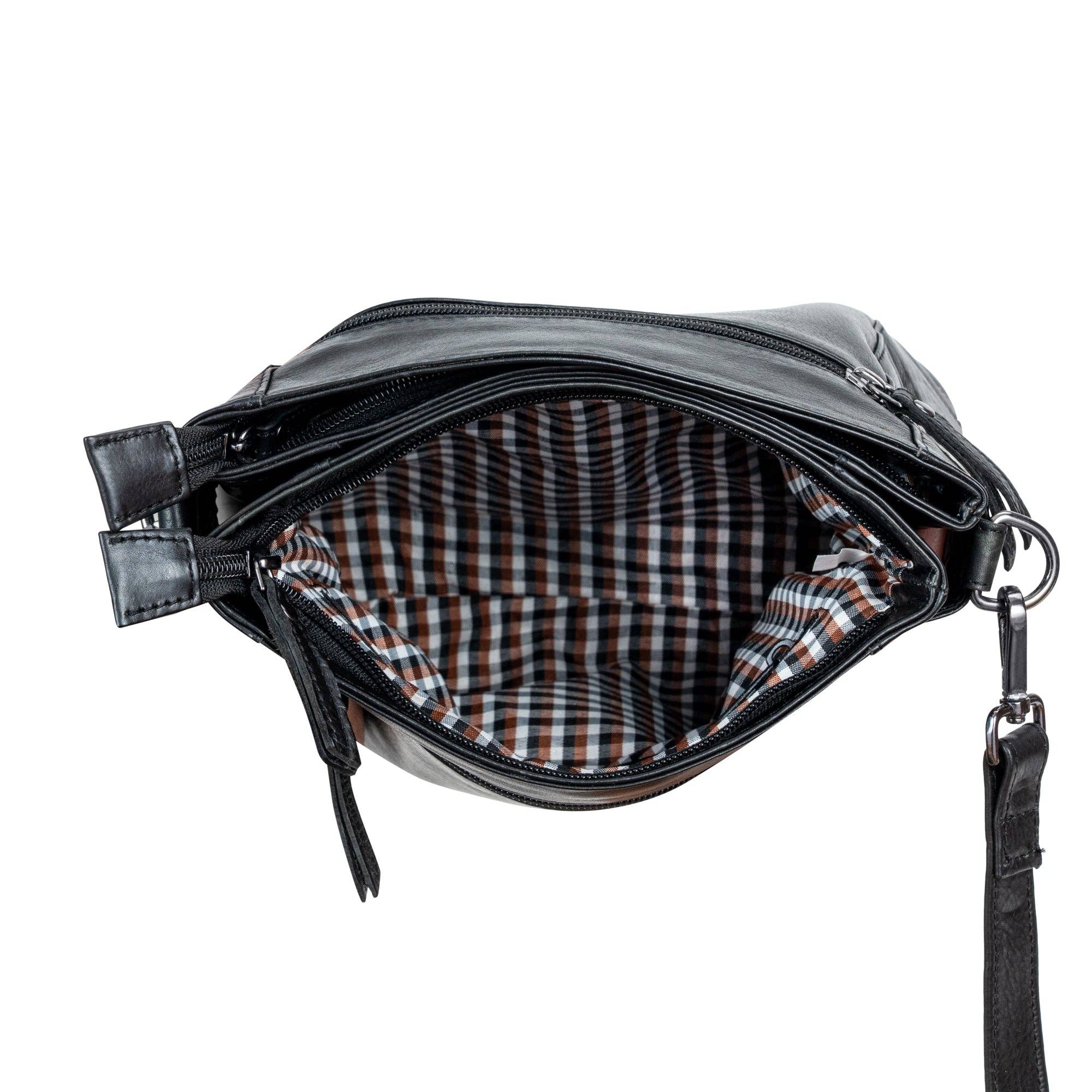 Greenwood Leather AU - Leather Shoulder Bag 'Isalie' Black