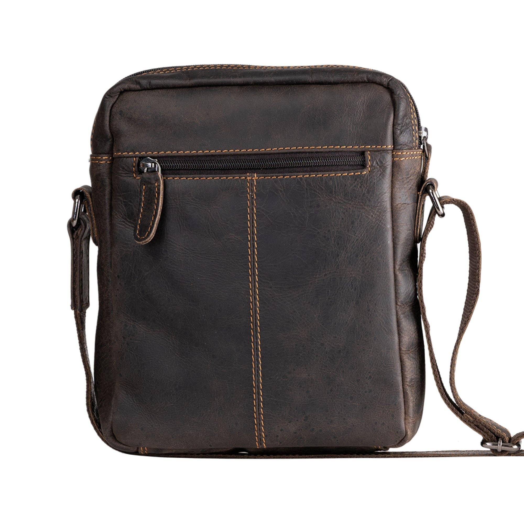 Greenwood Leather AU - Leather Shoulder bag Dallas - Unisex Brown GW191049BRN
