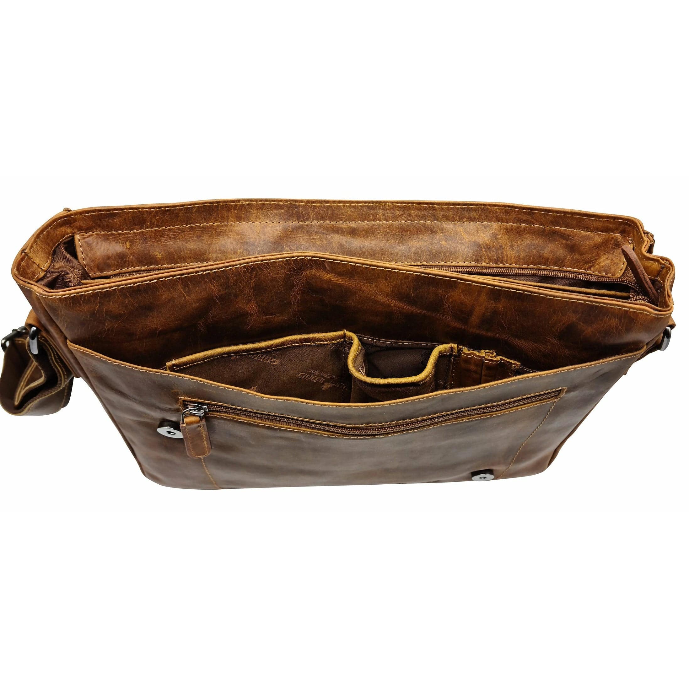 Greenwood Leather AU - Leather Shoulder Bag - Martin Camel GW837CAM