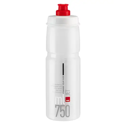 Elite Jet Bottles 750ml - Elite Bottle Jet 750ml Clear/ Red