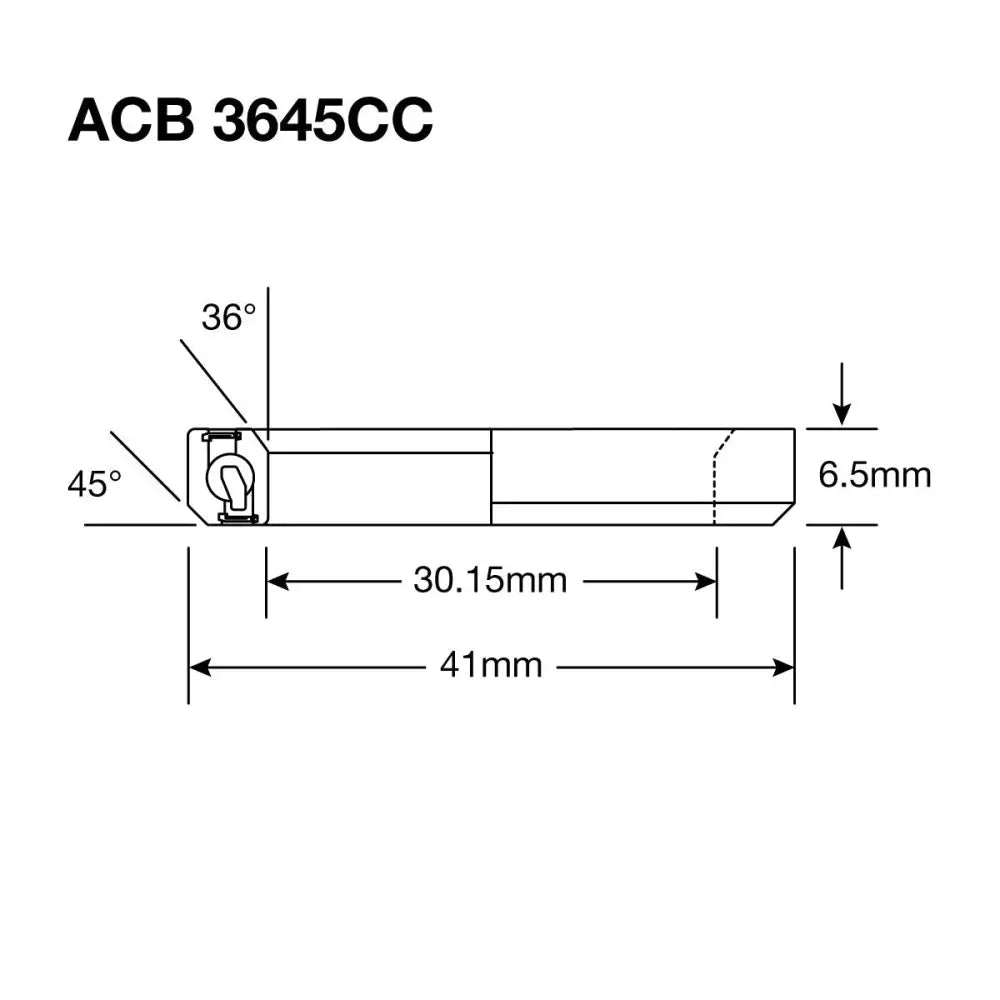 Enduro HS Bearing 1.125’ 30.2 x 41 x 6.5 36x45°