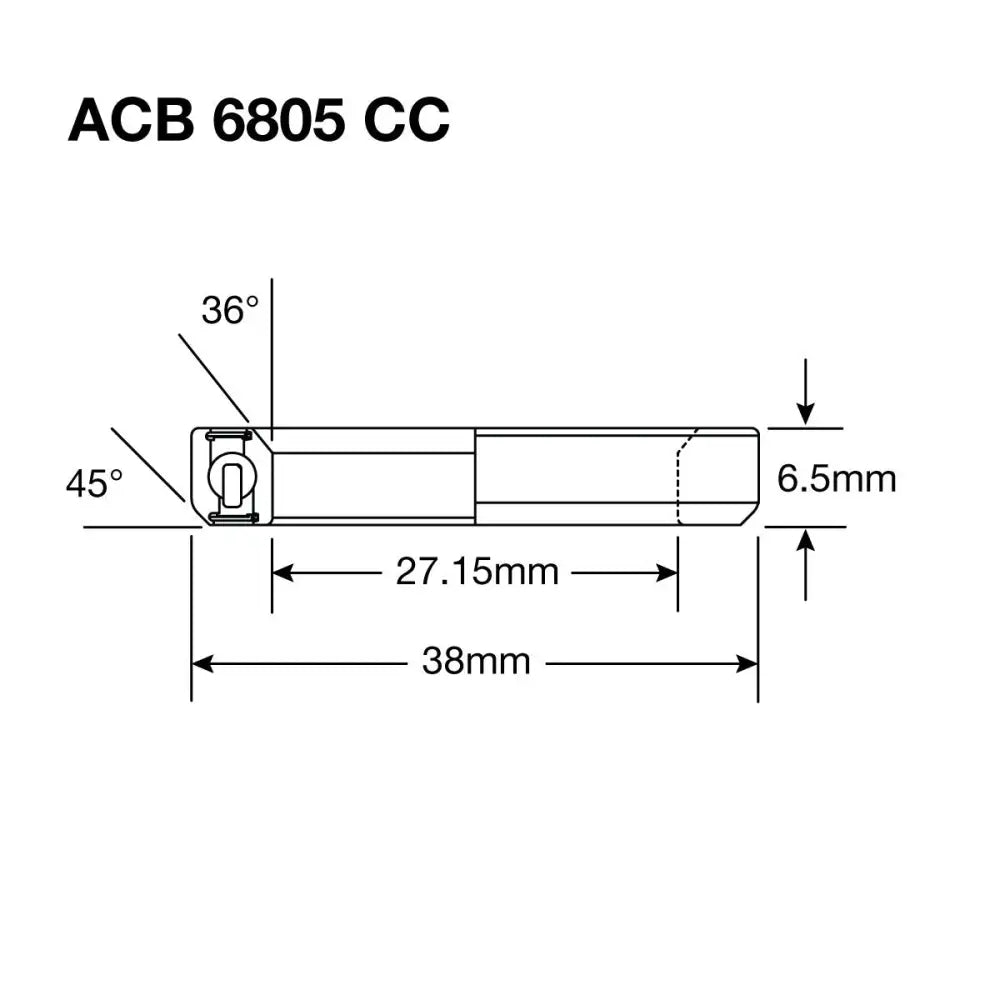 Enduro HS Bearing 1’ 27.15 x 38 x 6.5 36x45°