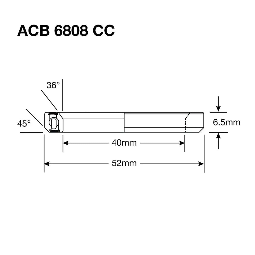 Enduro HS Bearing 1.5’ 40 x 52 6.5 36x45°