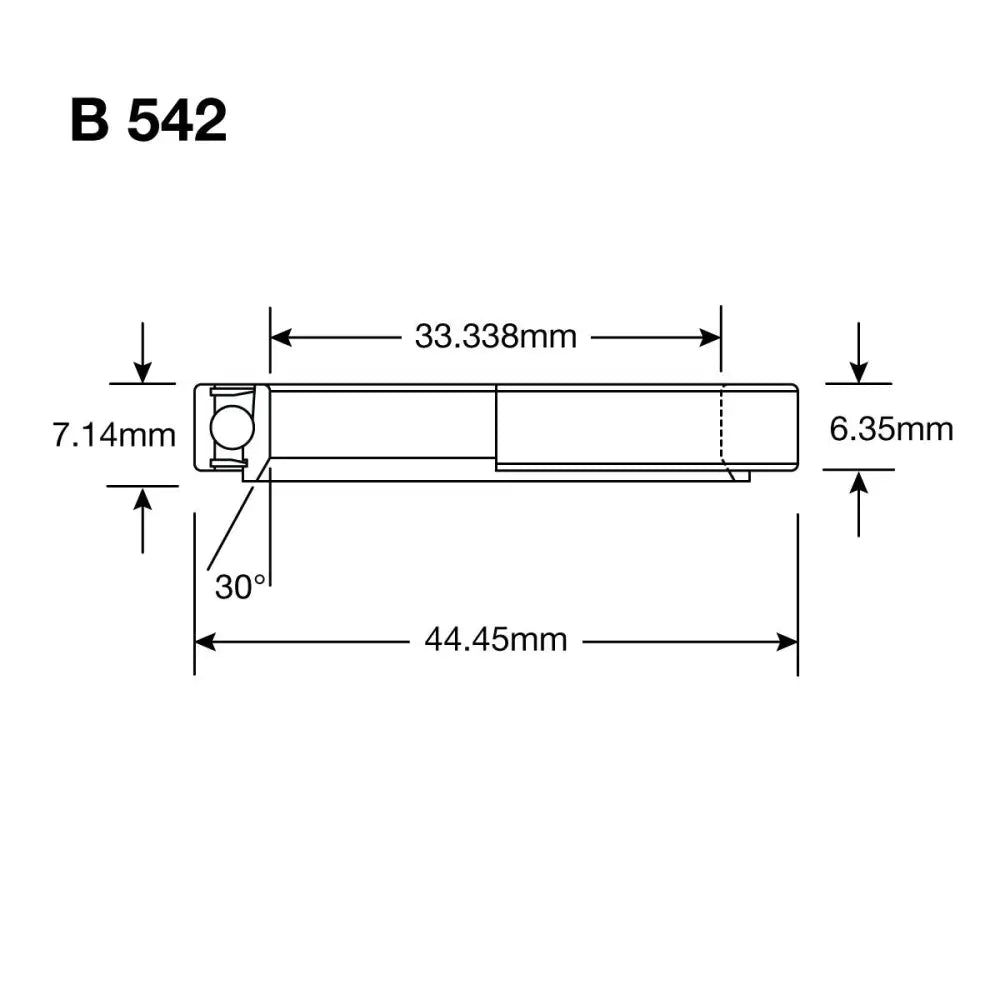 Enduro HS Bearing 1 9/16’ x 2’ x 9/32’