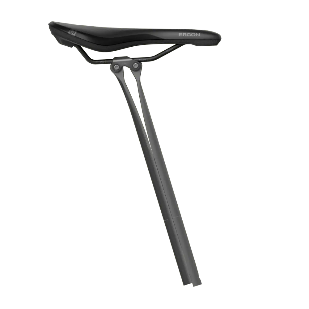 Ergon CF Allroad Pro Carbon Seatpost – 27.2mm X 345mm, Setback, Black (43000023)