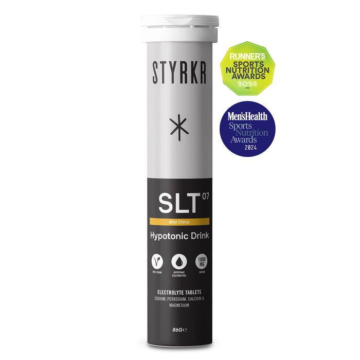 Styrkr SLT07 Quad-Blend Hypernotic Effervescent Electrolyte Tablets Mild Citrus