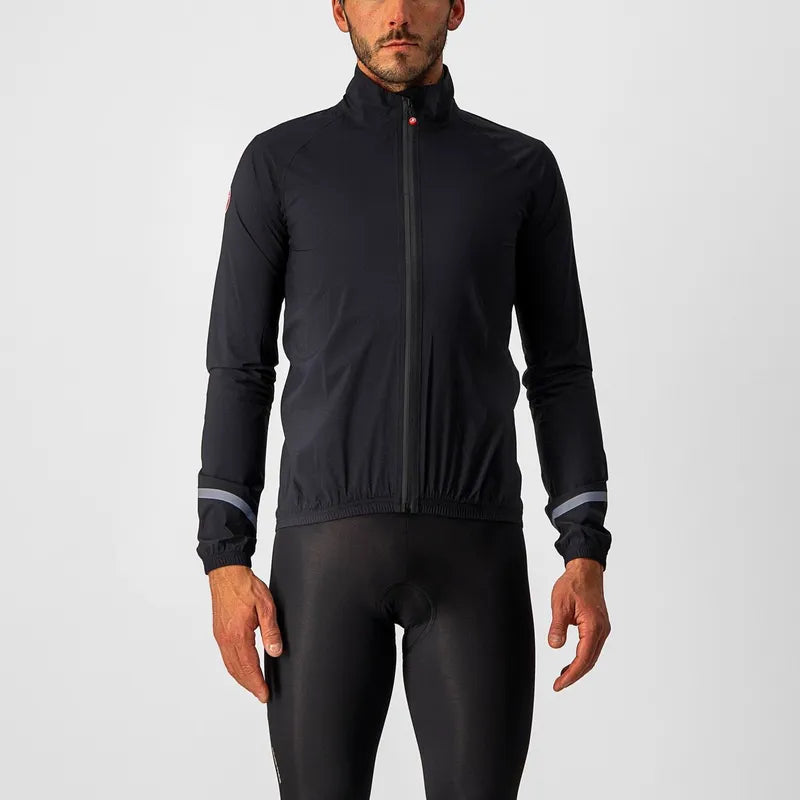 Castelli Emergency 2 Rain Jacket Men's Light Black