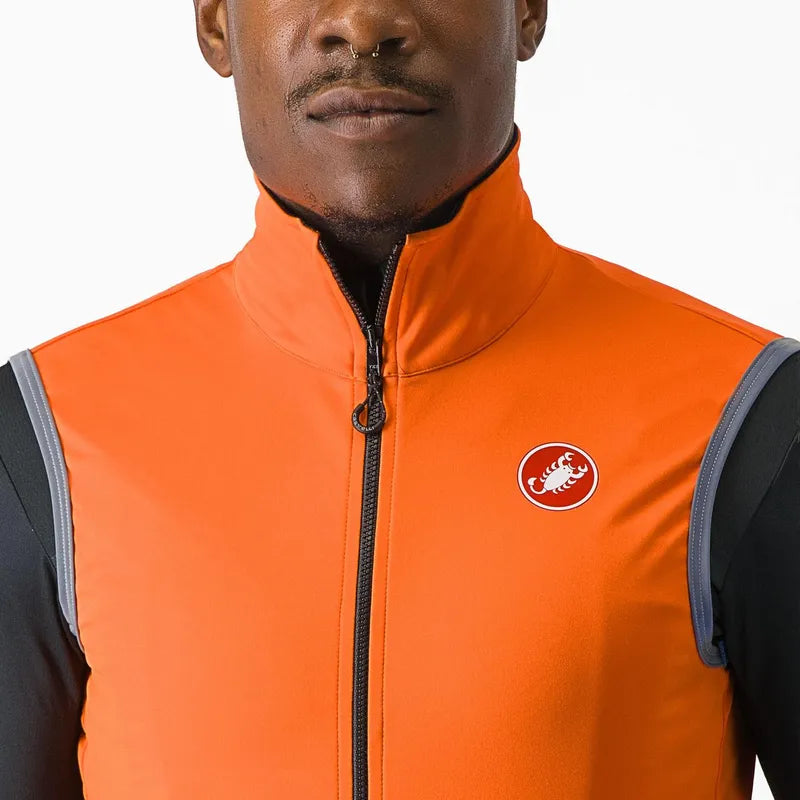 Castelli Perfetto RoS 2 Vest Men's Red Orange