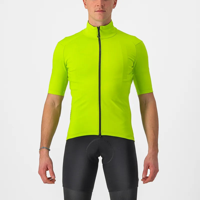 Castelli Perfetto RoS 2 Wind Jersey Men's Electric Lime