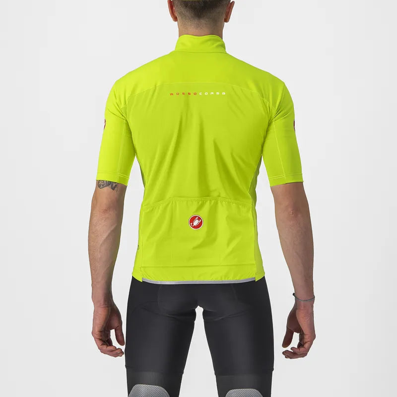 Castelli Perfetto RoS 2 Wind Jersey Men's Electric Lime