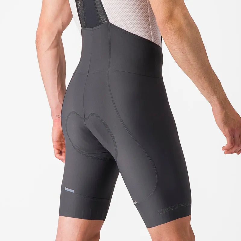 Castelli Espresso Bibshort Men's Dark Gray
