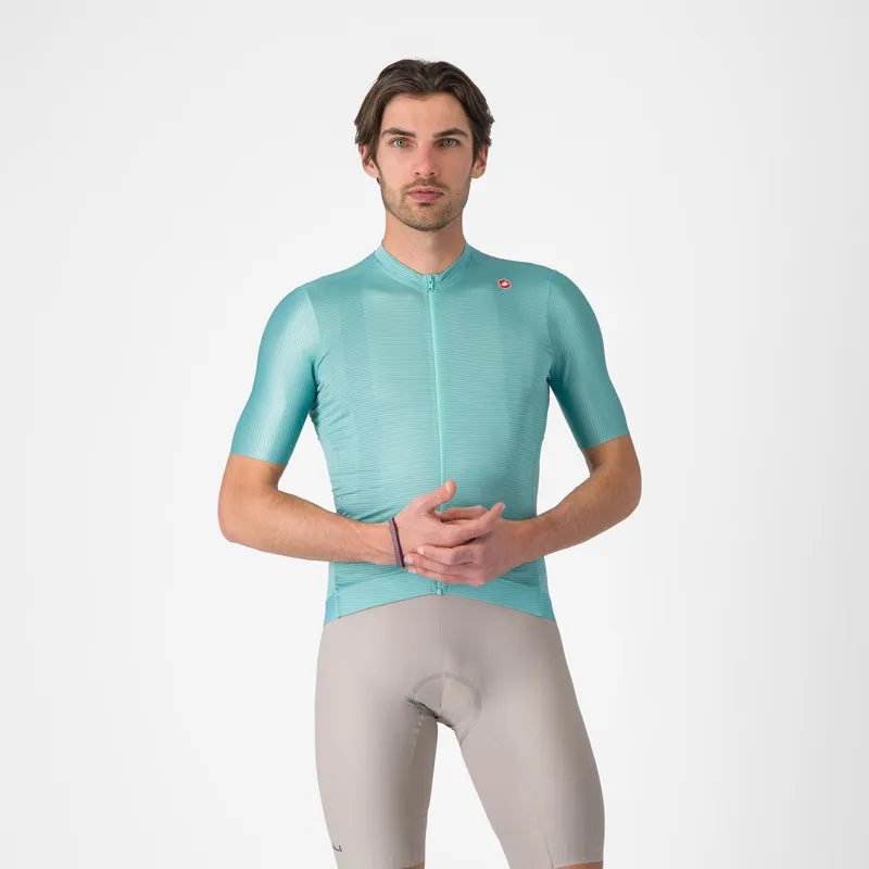 Castelli Espresso Men's Jersey Pool Blue/Dark Gray