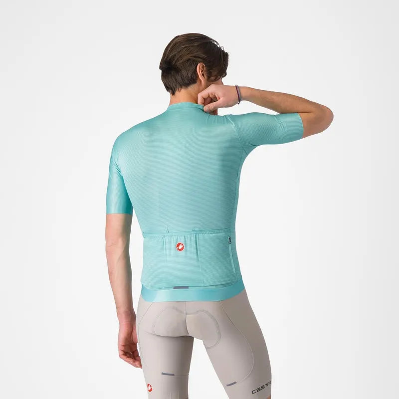 Castelli Espresso Men's Jersey Pool Blue/Dark Gray