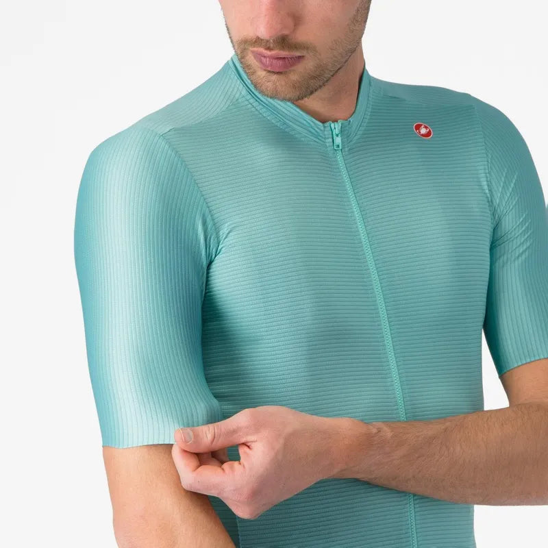 Castelli Espresso Men's Jersey Pool Blue/Dark Gray