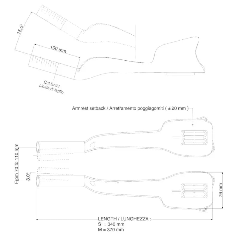 Deda Jet2 Carbon Extensions