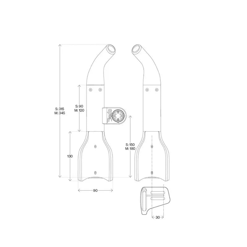Deda Jet2 Hydro Alloy Extensions