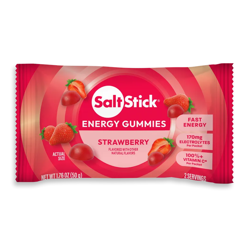 Saltstick Strawberry Energy Gummies