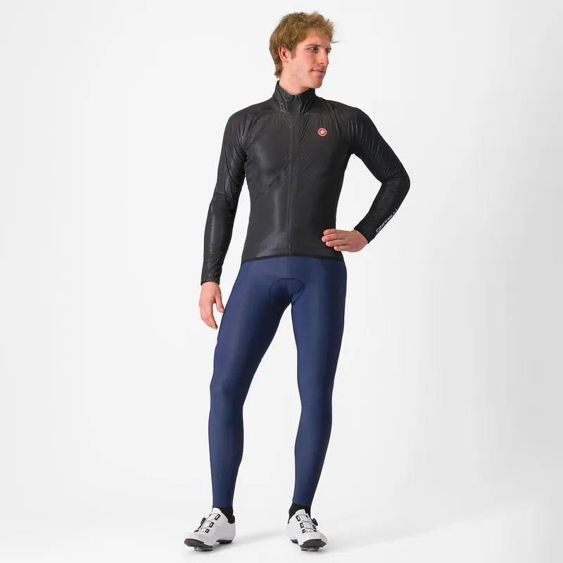 Castelli Squall Shell Jacket Men's Light Black / Silver Gray