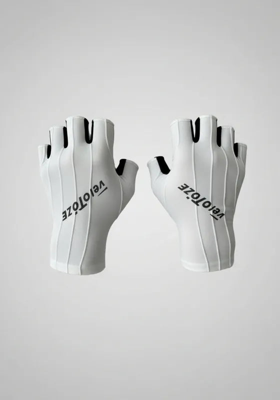 VeloToze Pro Aero Gloves White