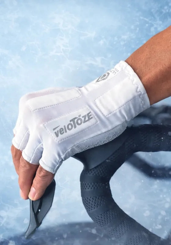 VeloToze Glacier Gloves White