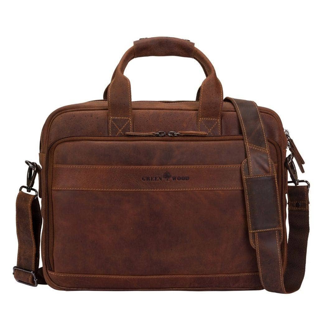 Greenwood Leather AU - The Apollo Briefcase Sandel GW2021SAN