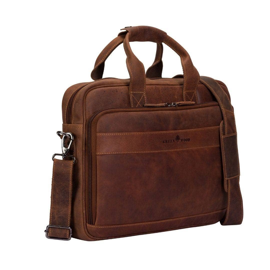Greenwood Leather AU - The Apollo Briefcase Sandel GW2021SAN