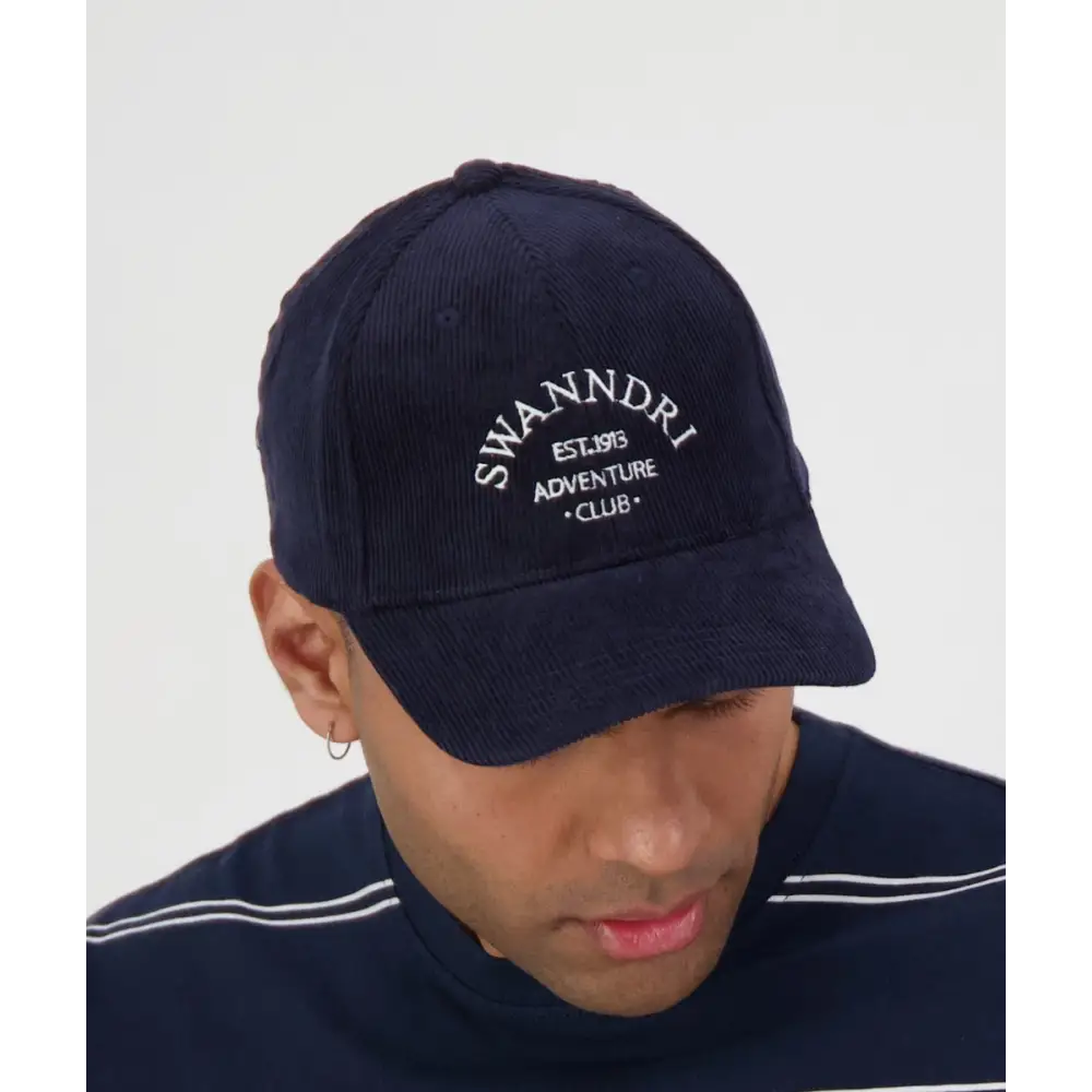 Featherstone Corduroy Cap Navy - O/S / NAVY - CLOTHING