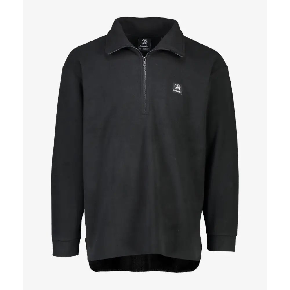 Fleece Pullover Motu Black Swanndri - CLOTHING