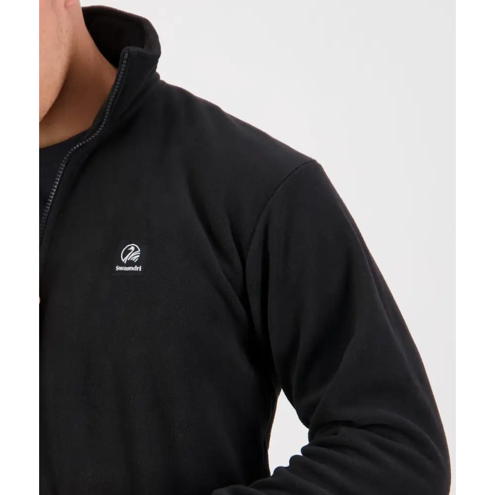 Fleece Pullover Motu Black Swanndri - CLOTHING