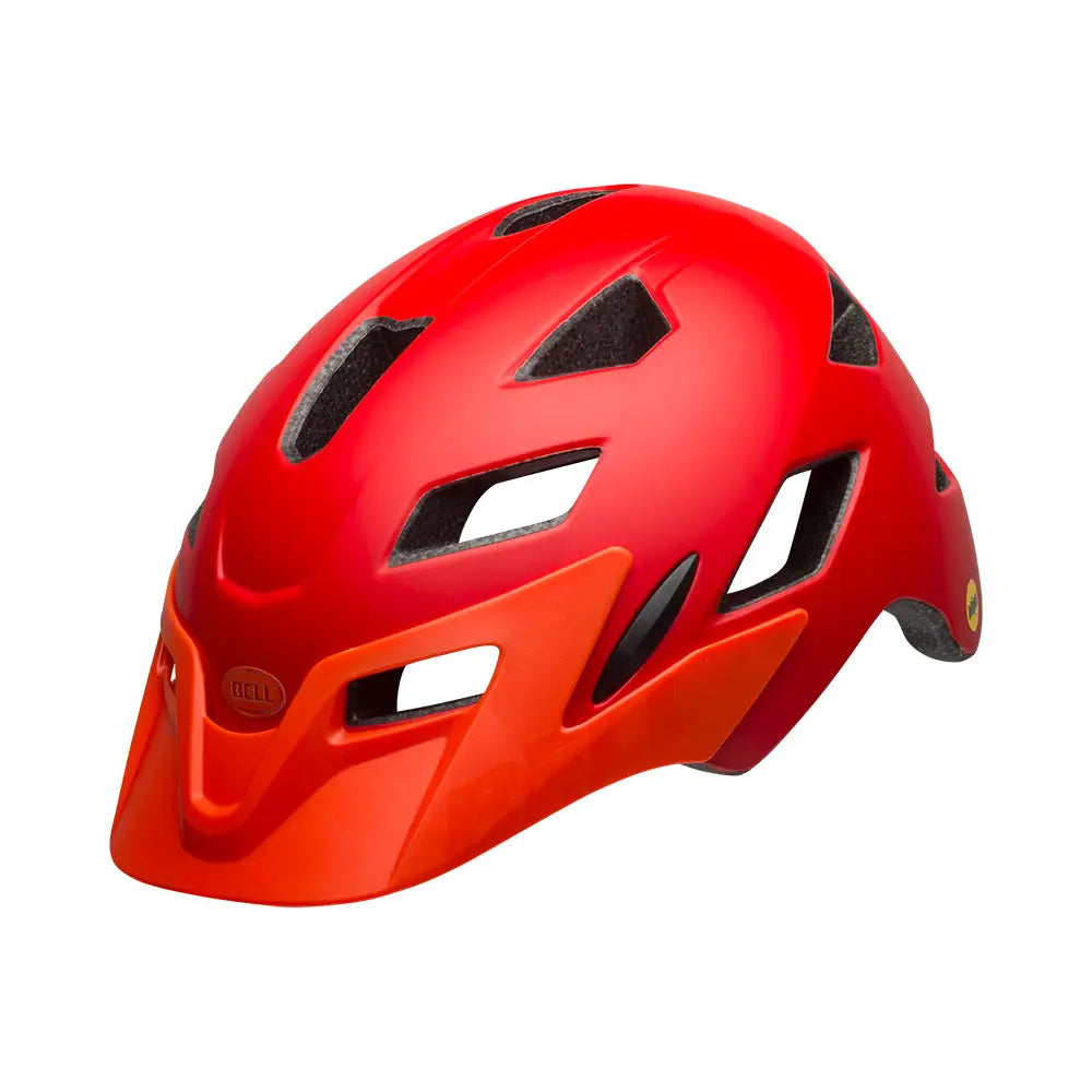 Helmet Sidetrack Youth Matte Red / Orange Universal Child (47-54cm) Bell