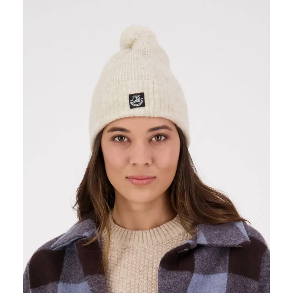 Hutton Turn Up Bobble Beanie - OSFA / OATMEAL - CLOTHING