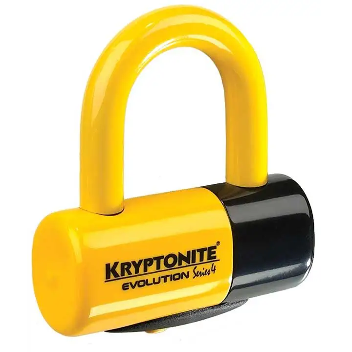 Kryptonite Evolution Series 4 Disc Lock - Kryptonite Lock Evolution Series 4 Disc Lock - yellow