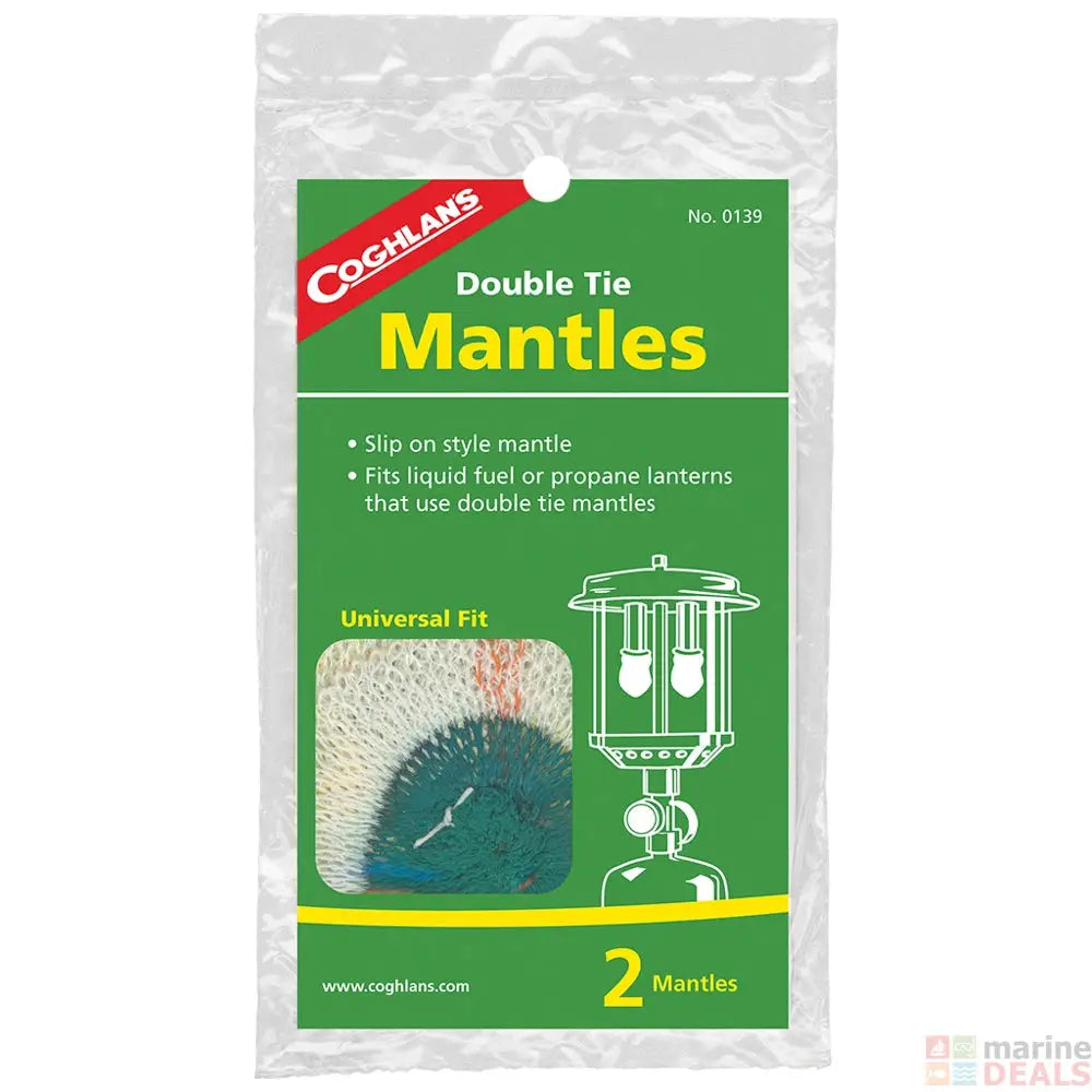 Mantles Double Tie Pack Of 2 Universal Fit Coghlan's 