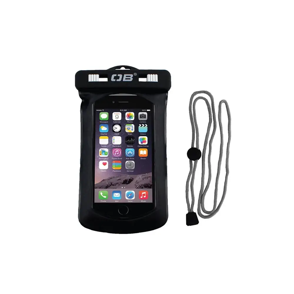 OVERBOARD WATERPROOF PHONE CASE (SMALL) - BLACK - BIKE P N