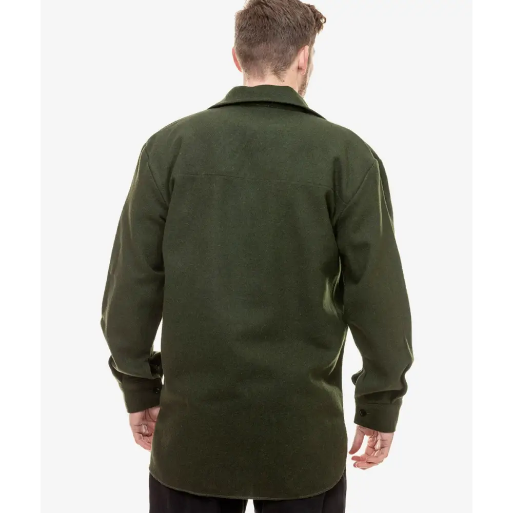 Ranger Wool Zip Front Bushshirt Olive