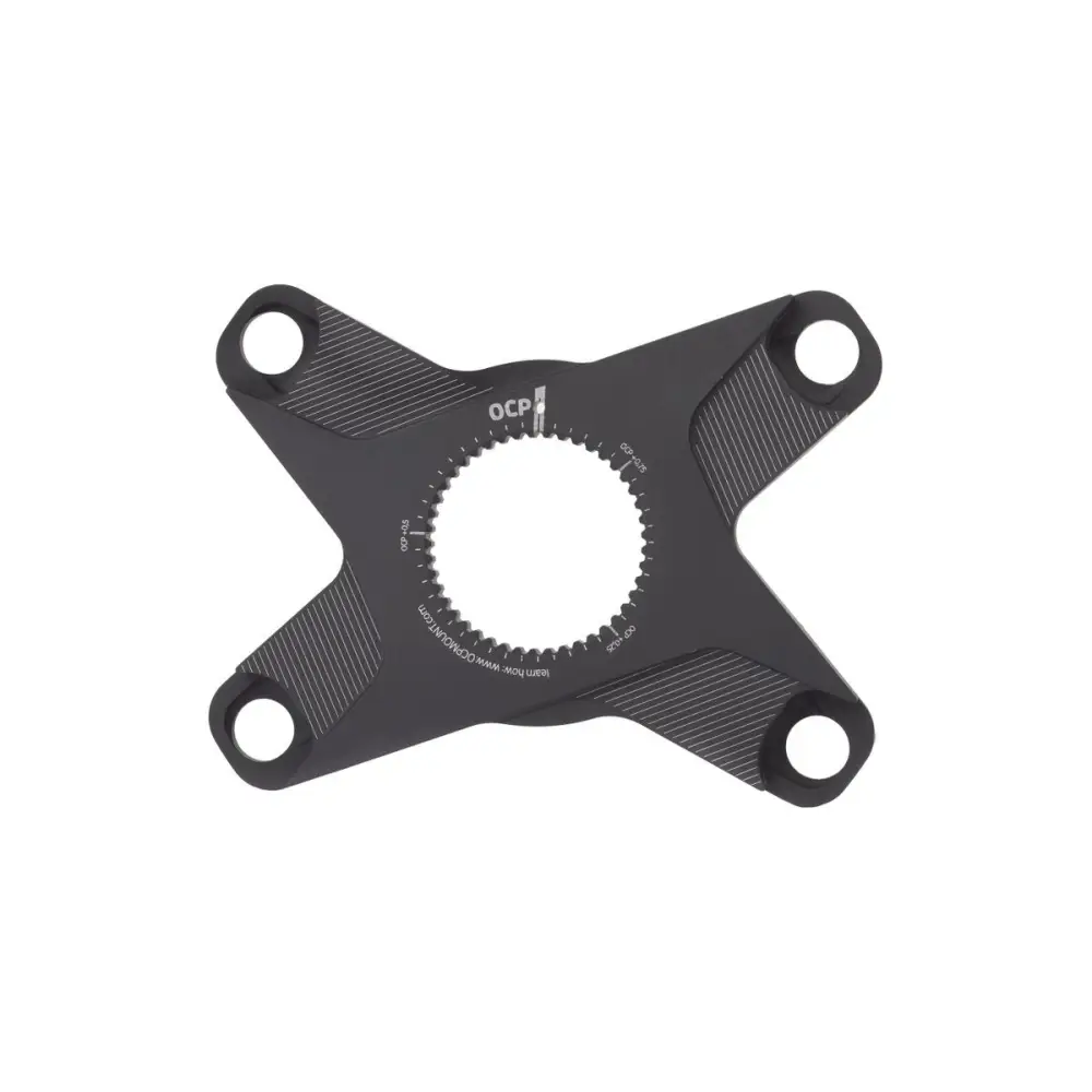 Rotor Spider Direct Mount 110x4 for 1X/2X - Rotor Crank Spider DM Road BCD110X4 For 1x or 2x - Gloss Black