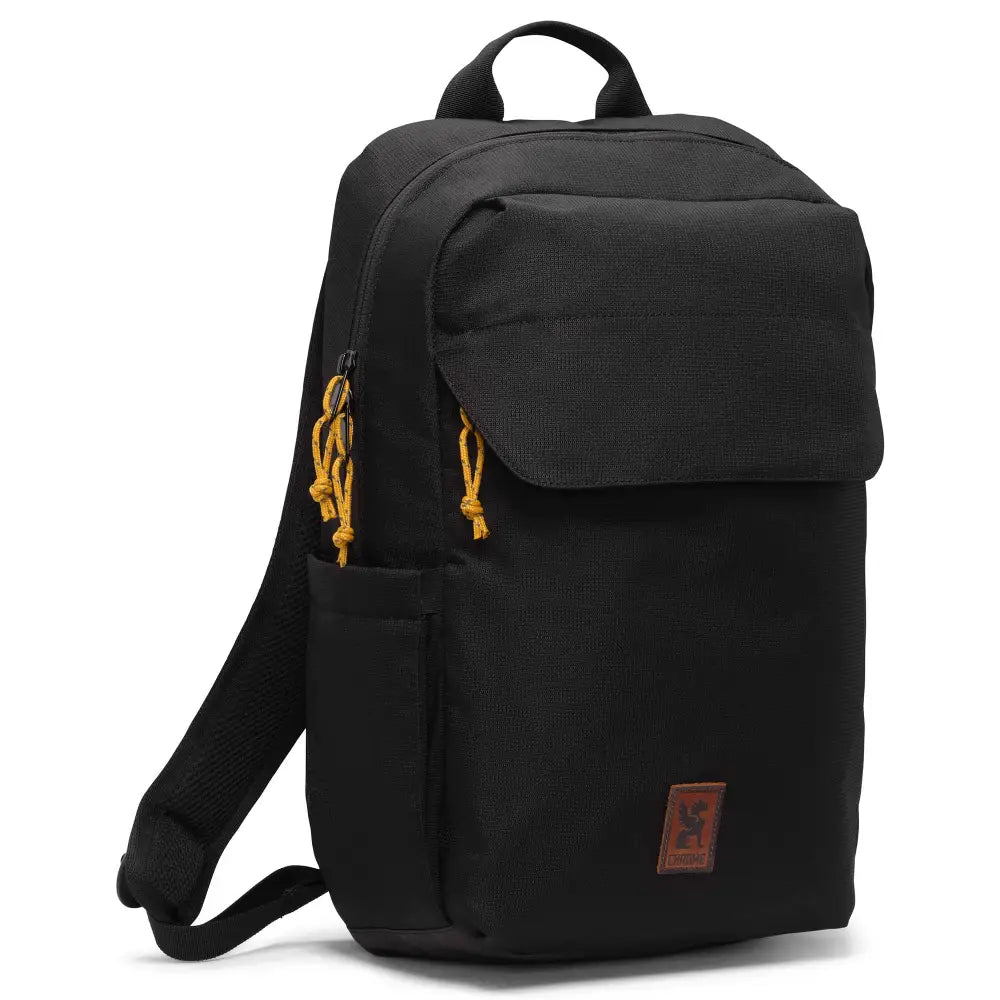 Ruckas Backpack 14L Black. The Ruckas 14L backpack is all about access. Easily get to your gear through the side or top with its 3/4 length main zipper. Made from recycled materials. Stow the essentials, and be ready for the day.