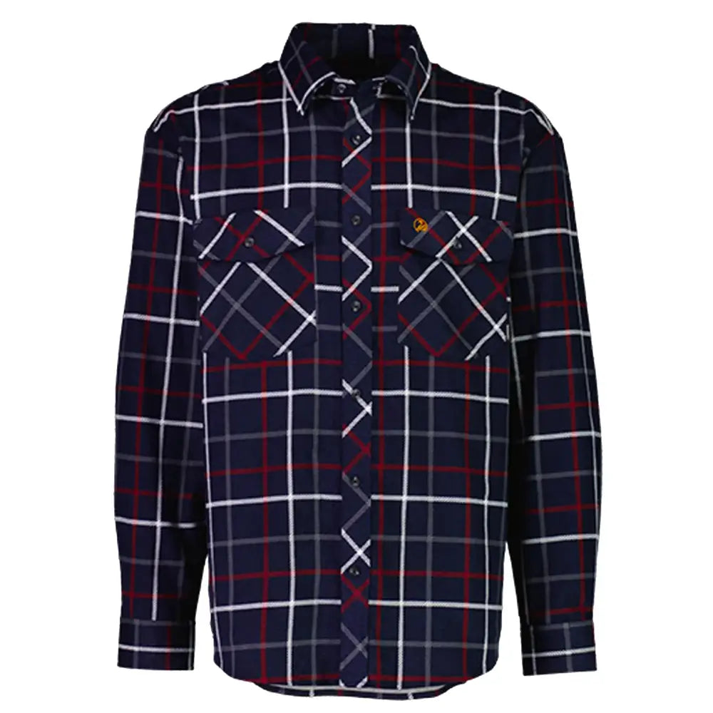 Shirt Egmont Full Twin Pack Navy Oxblood Swanndri