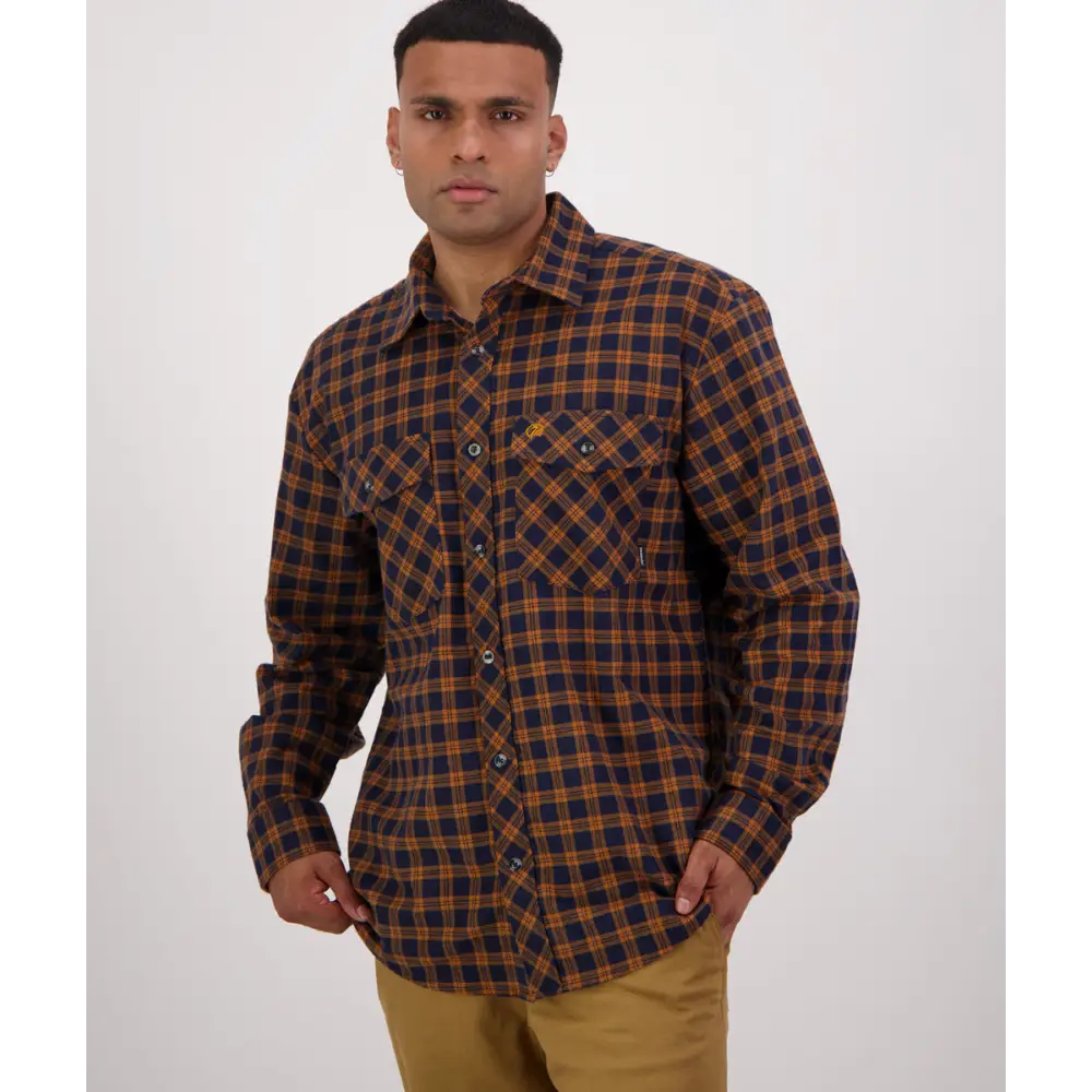 Shirt Egmont Full Twin Pack Red Toffee Lattice Swanndri