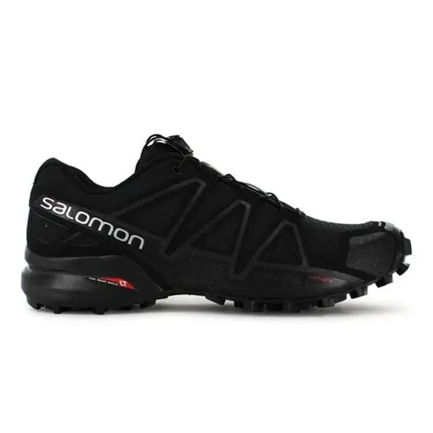 Shoes Speedcross 4 Salomon - 13.5 / Black/Black/Black Metallic - FOOTWEAR