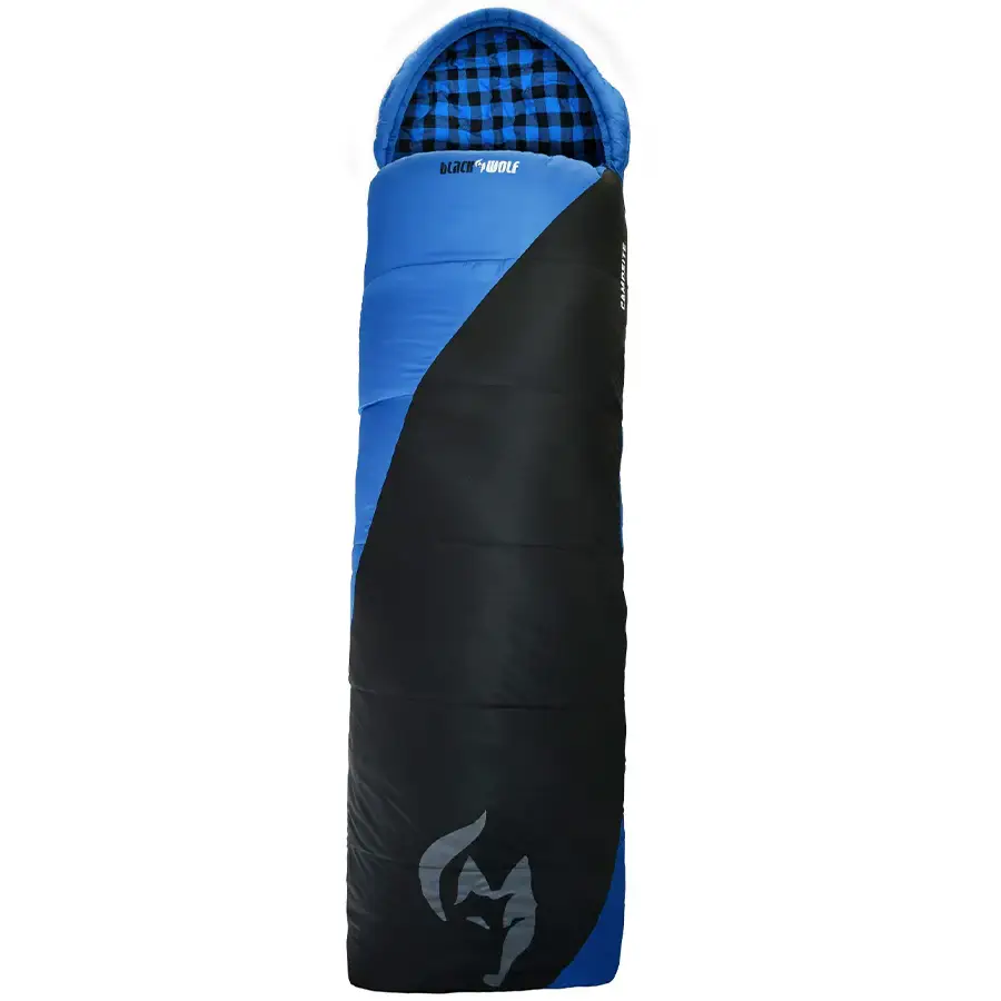 Sleeping Bag Campsite Summer +5 Blue BlackWolf