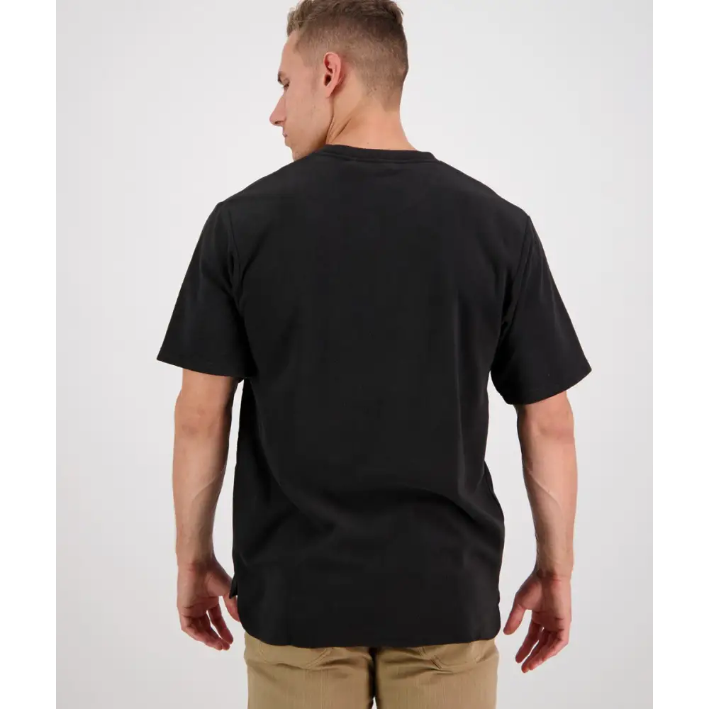 T Shirt Catlins Fleece Black Swanndri