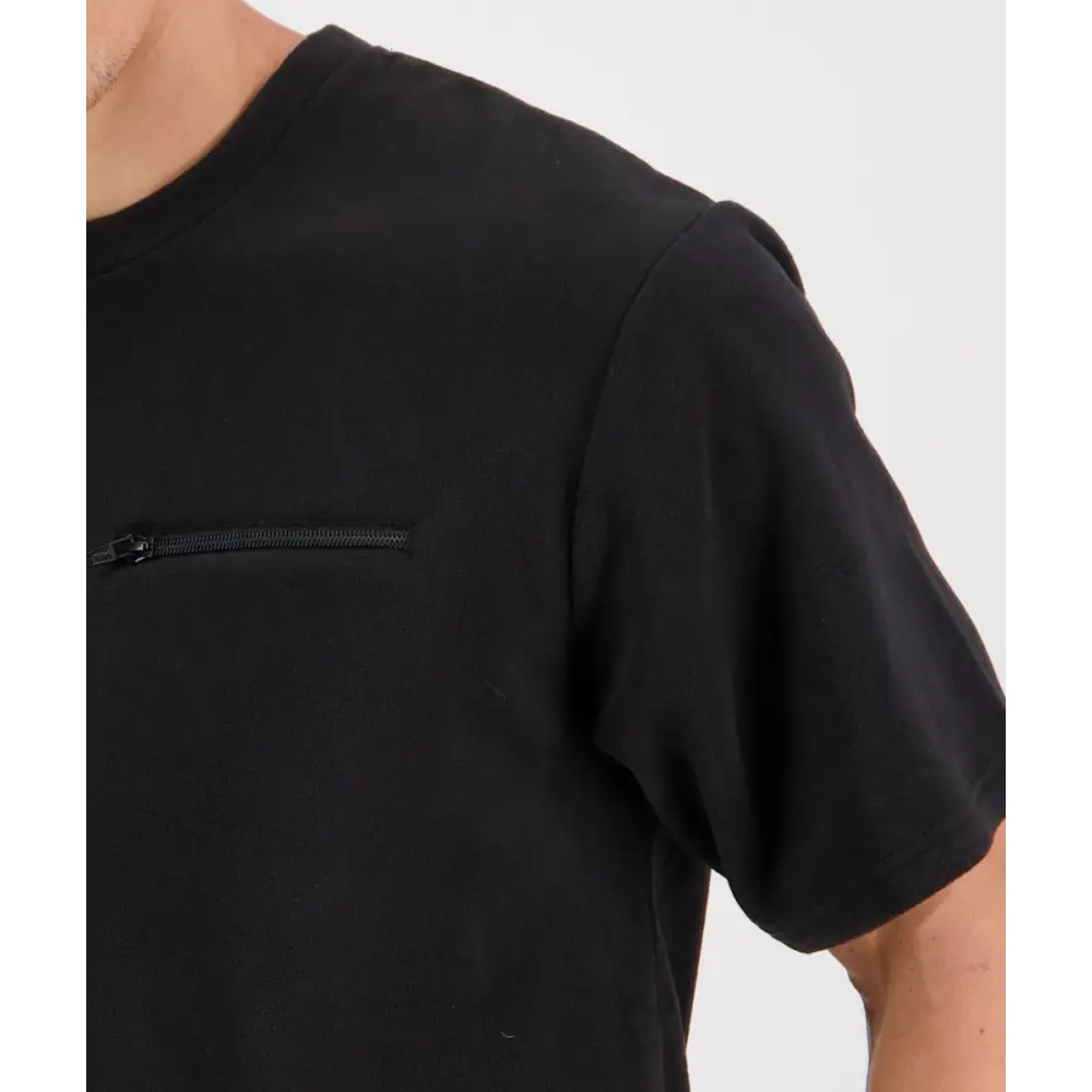 T Shirt Catlins Fleece Black Swanndri