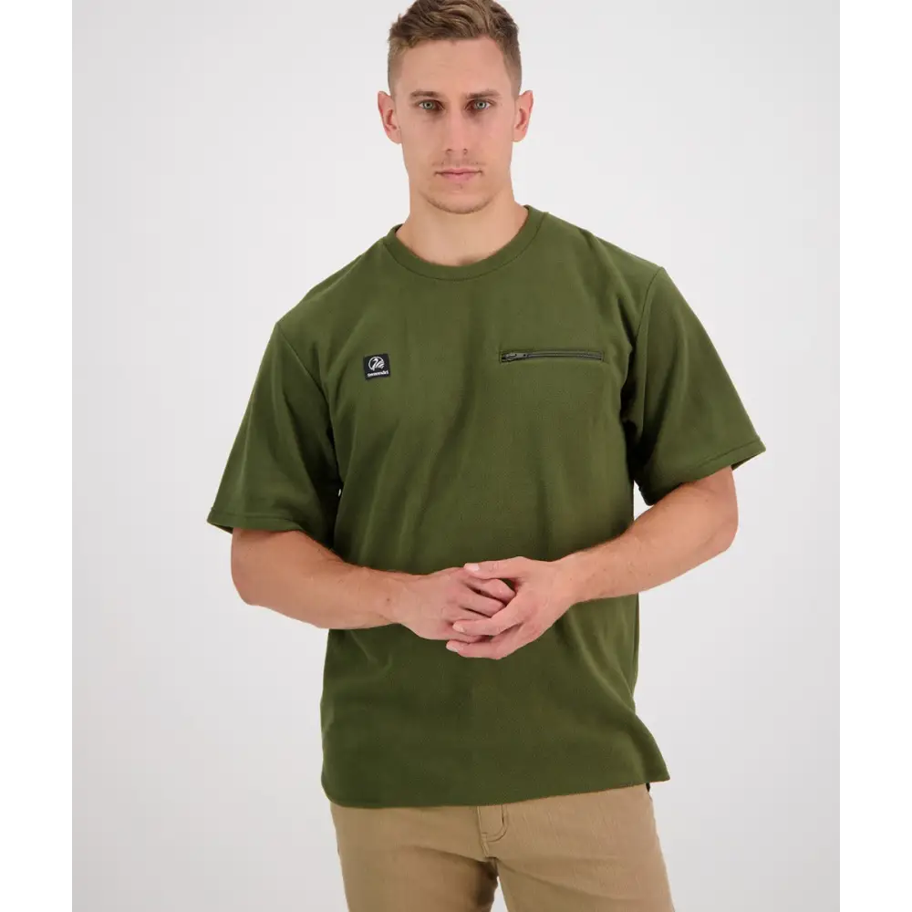 T Shirt Catlins Fleece Olive Swanndri