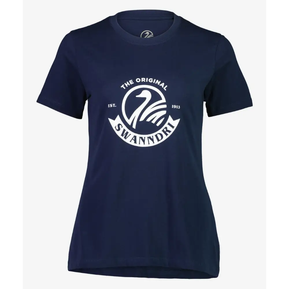 T Shirt Heritage Logo - M / NAVY/WHITE - CLOTHING